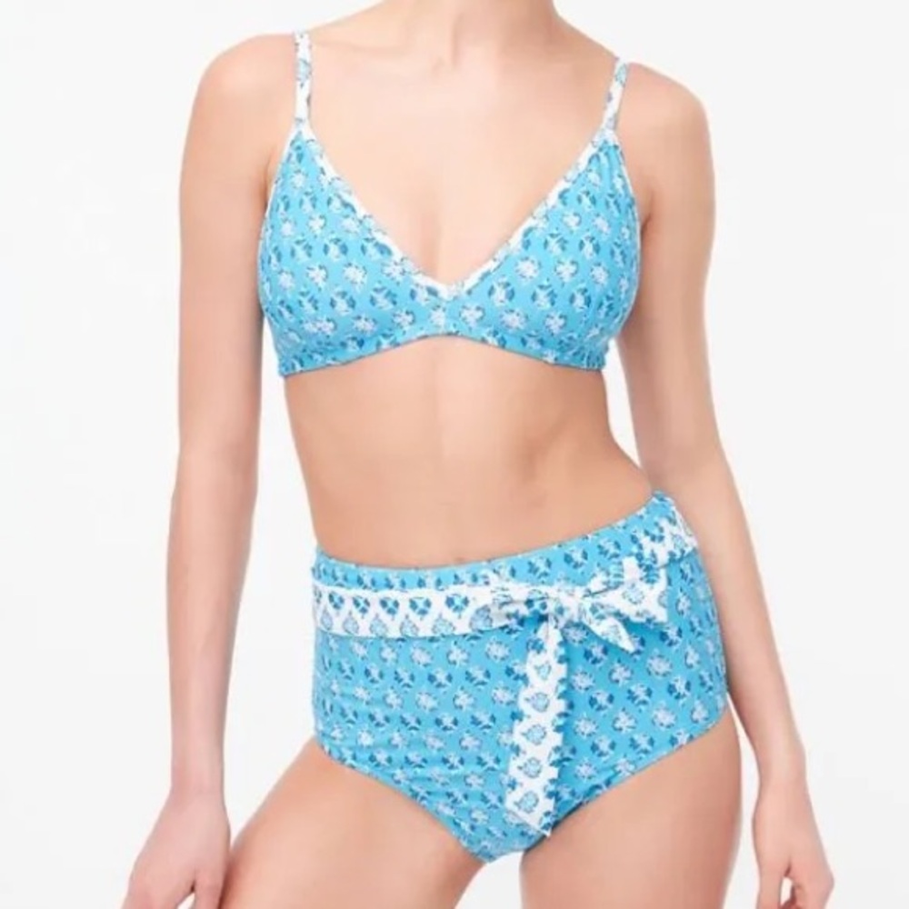 J Crew Factory Floral Bikini M